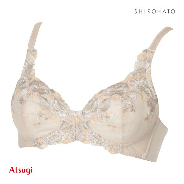 アツギ ATSUGI イーセレクト e-select ふんわり立体カップ ノンワイヤー ブラジャー ...