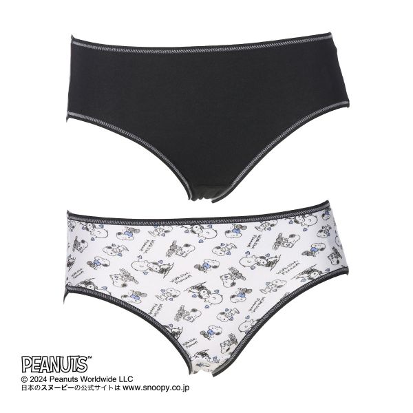 Unoa ショーツ　S ATSUGI PEANUTS ピーナッツ ジュニア 2P ショーツ キッズ 女の子