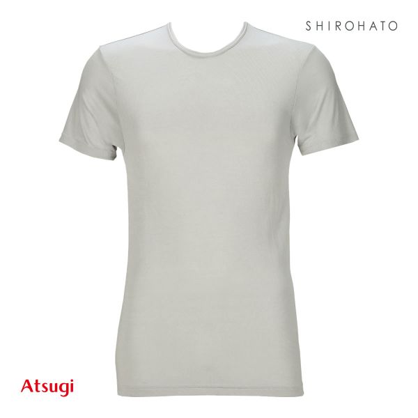 アツギ ATSUGI COOL STYLE 半袖丸首シャツ 接触冷感 Tシャツ インナー メンズ｜shirohato｜02