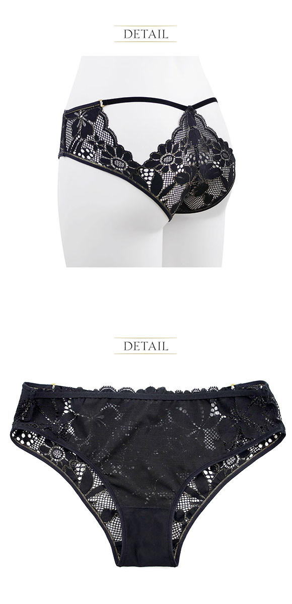 あゆの　ANNEBRA ロングナイティ　M BLACK ANNEBRA（ファッション） アンブラ ANNEBRA Sensual バック
