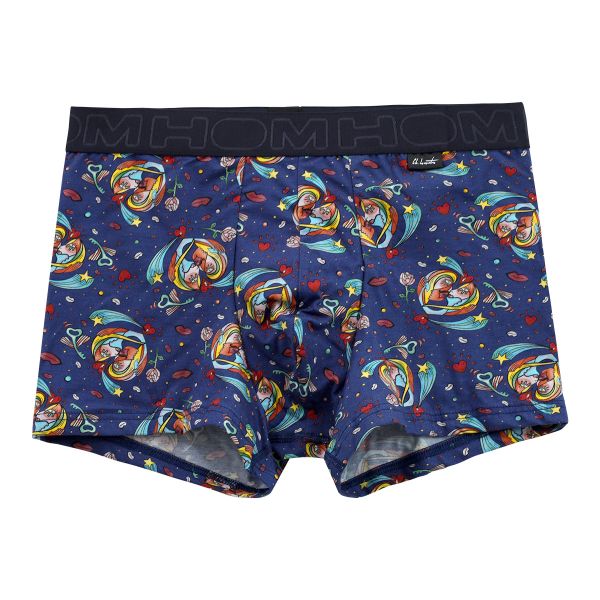 オム HOM BIG BISOUS BOXER BRIEFS ボクサーパンツ メンズ 前とじ アンダ...