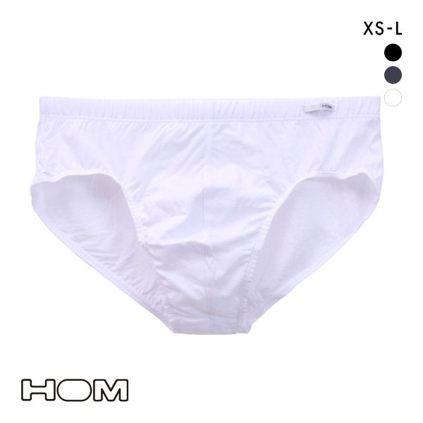 オムHOM MINI BRIEFS COTTON フルバック ビキニ ブリーフ メンズ 前とじ 無地