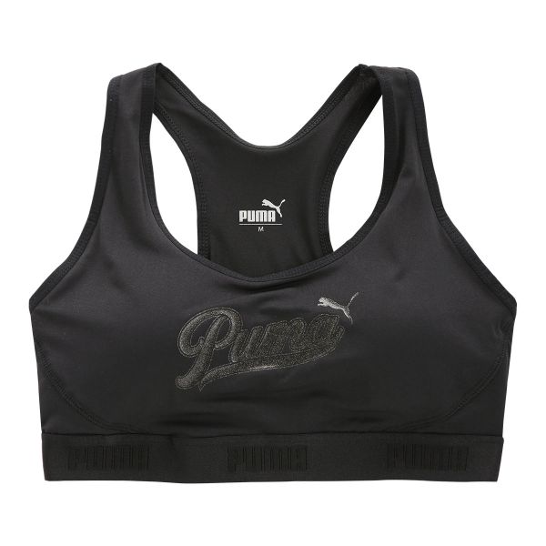 プーマ PUMA カレッジロゴ ハーフトップ レディース スポーツブラ ノンワイヤーブラ 単品｜shirohato｜04