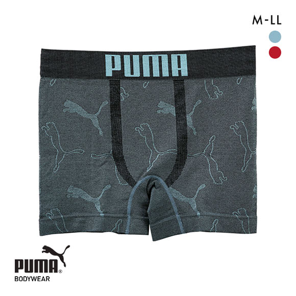 プーマ PUMA キャットロゴ ジャカード 成型 ボクサーパンツ メンズ 前