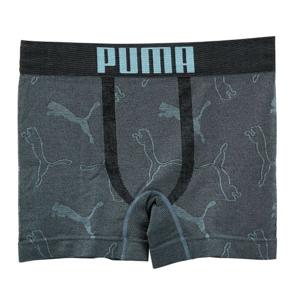 プーマ PUMA キャットロゴ ジャカード 成型 ボクサーパンツ メンズ 前閉じ アンダーウェア