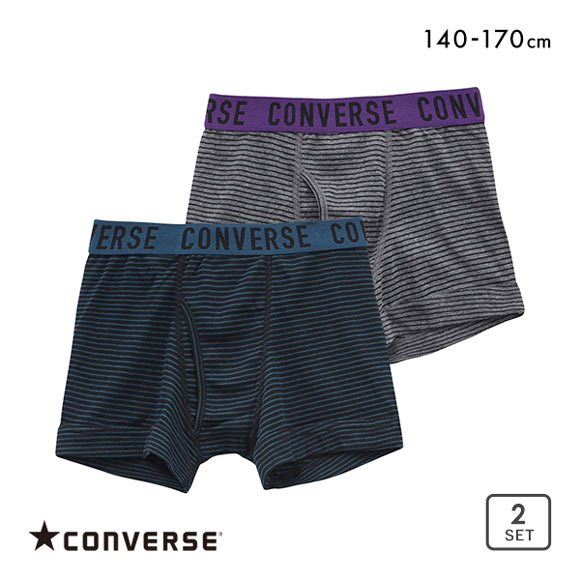 コンバース CONVERSE ボーダー ボクサーパンツ ジュニア ボクサー