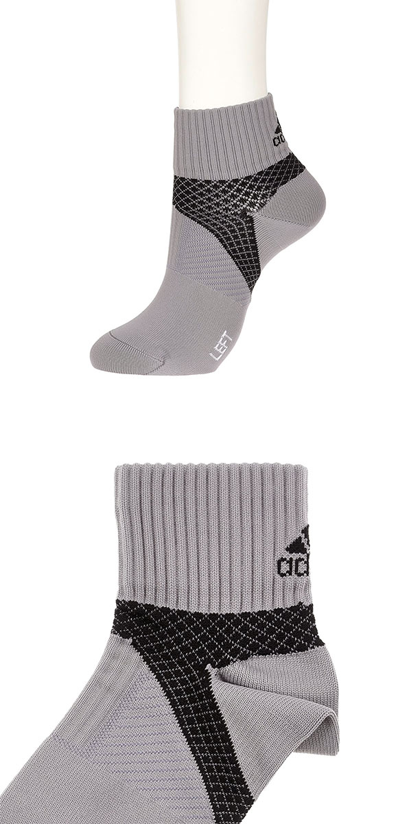 アディダス adidas ショート丈 レディ-ス ソックス 土踏まず強力サポート