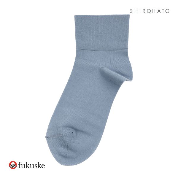 福助 fukuske ドット福助 .fukuske ソフトナイロン ショート丈 ソックス レディース 無地 靴下 22.5-24.5cm｜shirohato｜04