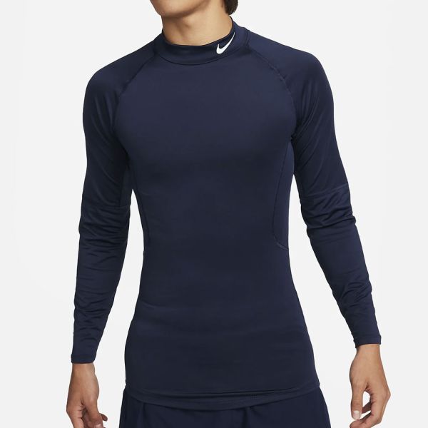 ナイキ NIKE ナイキプロ メンズ Dri-FIT フィットネス モックネック ロングスリーブ ト...