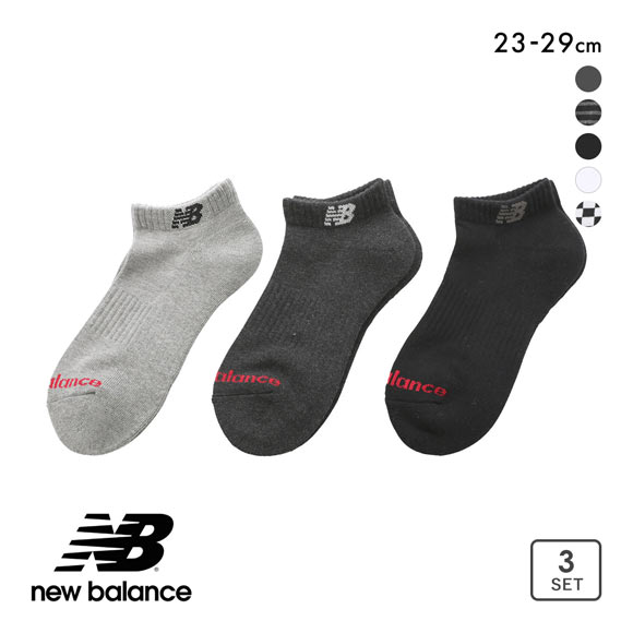 New Balance ニューバランス ショートレングス ソックス 3足 New Balance ニューバランス ショートレングス ソックス 3足