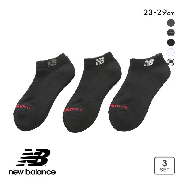 New Balance ニューバランス ショートレングス ソックス 3足 New Balance ニューバランス ショートレングス ソックス 3足