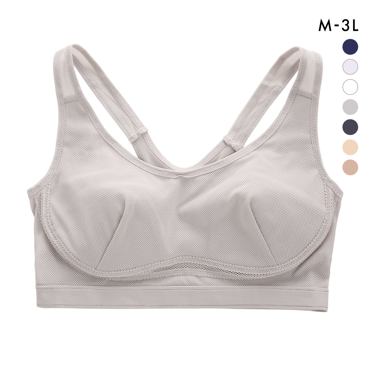 SHIROHATO Sporty Fit Bra スポーティフィットブラ 吸水速乾 上