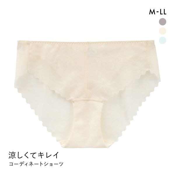 涼しくキレイ 涼感ブラ ペアショーツ レディース スタンダード ノーマル M L LL 大きいサイズ | SHIROHATO | 02