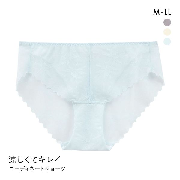 涼しくキレイ 涼感ブラ ペアショーツ レディース スタンダード ノーマル M L LL 大きいサイズ | SHIROHATO | 03