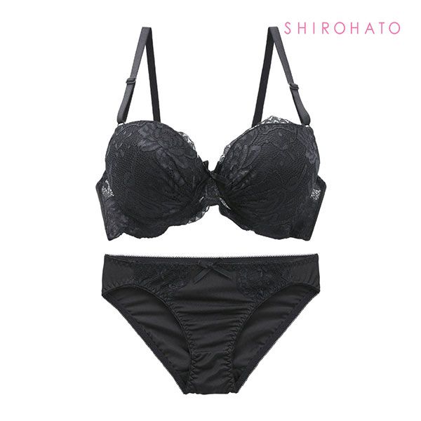 LIFT UP ブラジャー＆ショーツセット ストレッチレース｜shirohato｜02