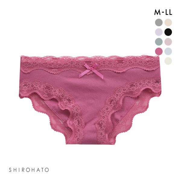 ショーツ ノーマル リブ素材 ストレッチコットン 単品 | SHIROHATO | 09