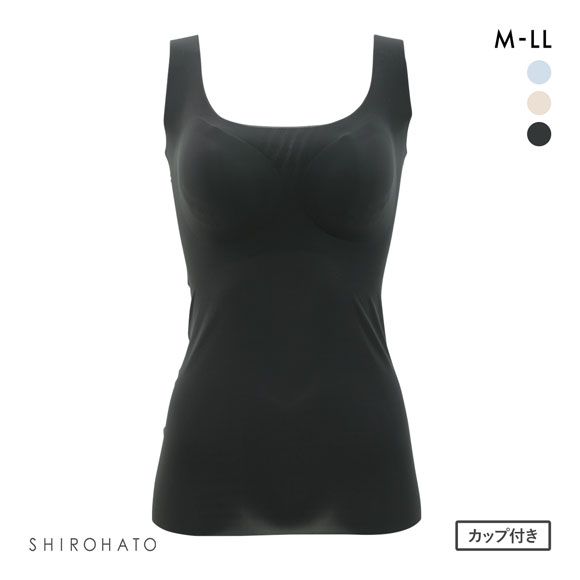 涼感SWITCH 接触冷感 メッシュ高通気 カップ付きタンクトップ  M L LL ブラトップ インナー 薄くて軽い ひびきにくい