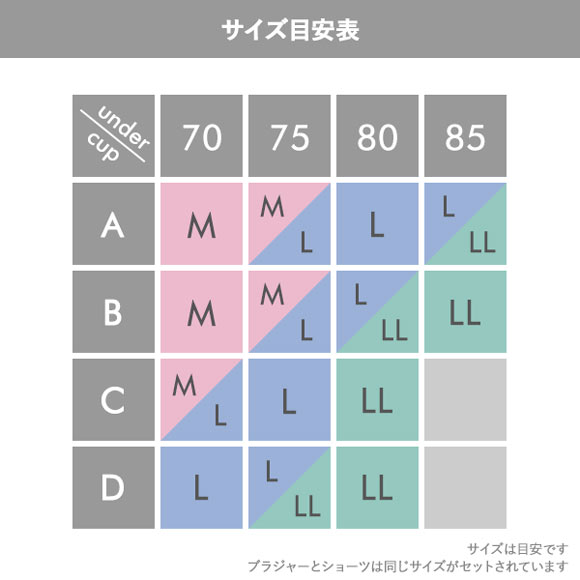 ルルモアナ 脇高フラワーレース ノンワイヤー ブラセット M L LL ブラジャー ショーツ セット ワイヤレス 大きいサイズ LULUMOANA