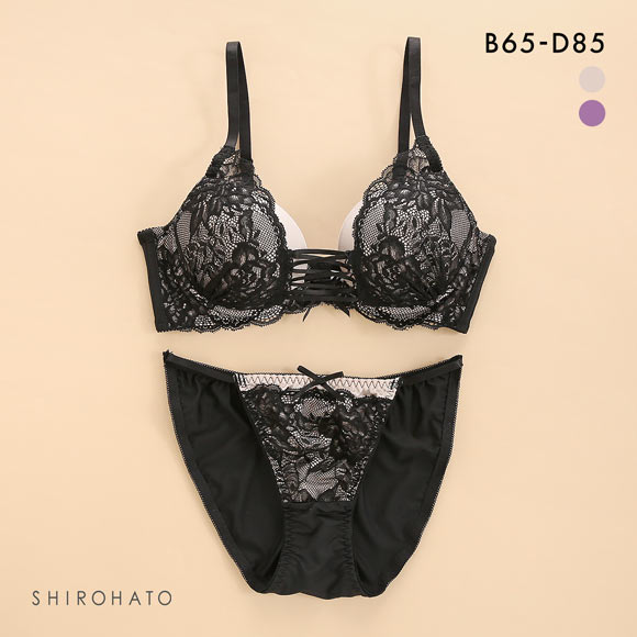 スパイシー ブラジャー ショーツ セット 編上げストレッチレース SPICY