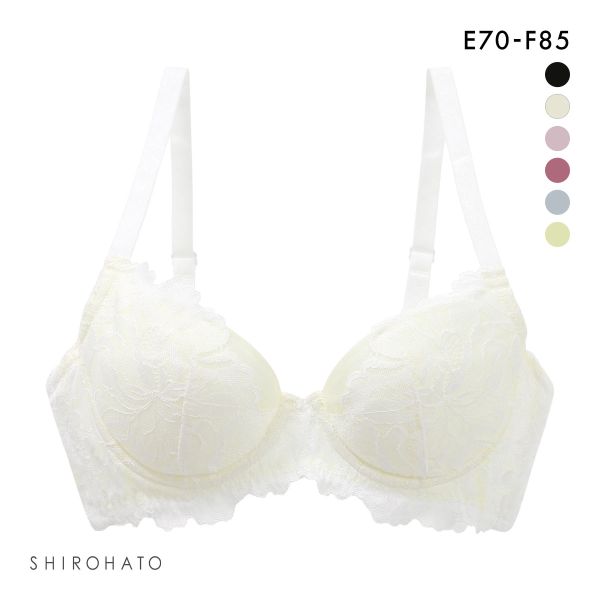 SHIROHATO ブラジャー ふっくら谷間メイクブラ 脇高 EF 単品 SHIROHATO ブラジャー ふっくら谷間メイクブラ 脇高 EF 単品