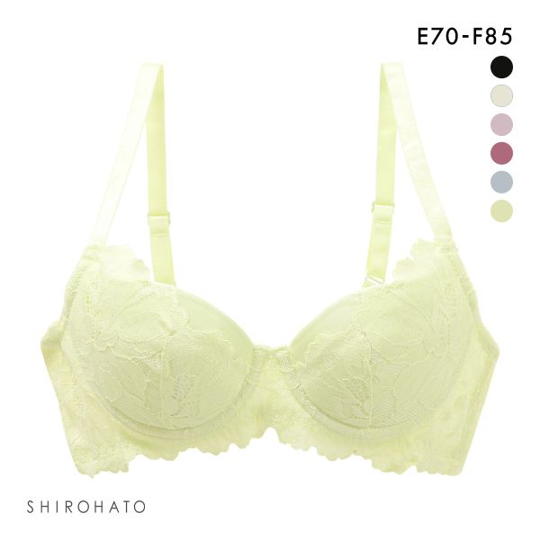 SHIROHATO ブラジャー ふっくら谷間メイクブラ 脇高 EF 単品 SHIROHATO ブラジャー ふっくら谷間メイクブラ 脇高 EF 単品