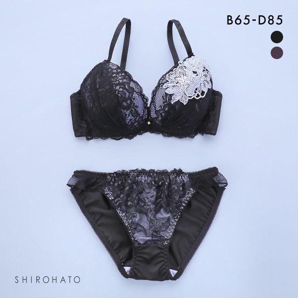 SHIROHATO スパイシー ブラジャー ショーツ セット エレガント