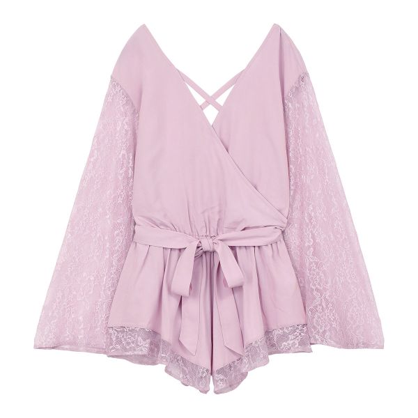 7615円 99 以上節約 ラヴィジュール Ravijour レーススリーブ ロンパース ルームウェア パジャマ 7615円 99 以上節約 ラヴィジュール Ravijour レーススリーブ ロンパース ルームウェア パジャマ