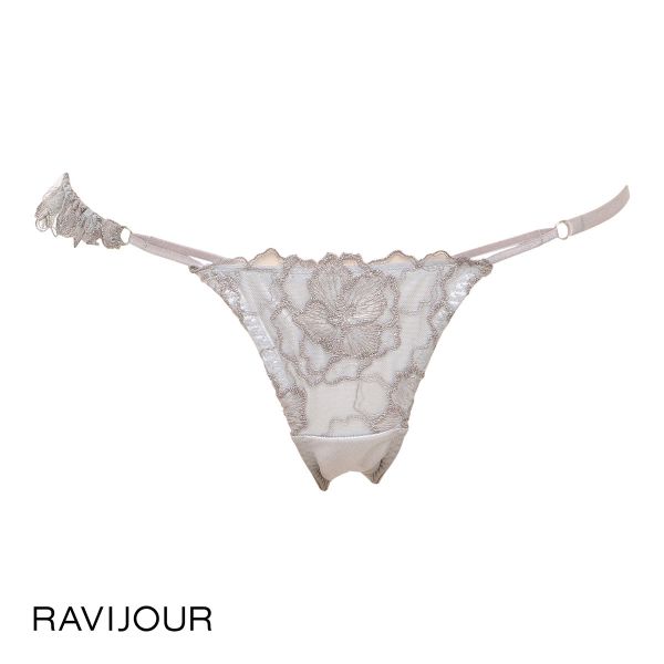 ラヴィジュール RAVIJOUR フラワーカーペット バックチュール ショーツ SM バックレース フレア 透け スリット｜shirohato｜03