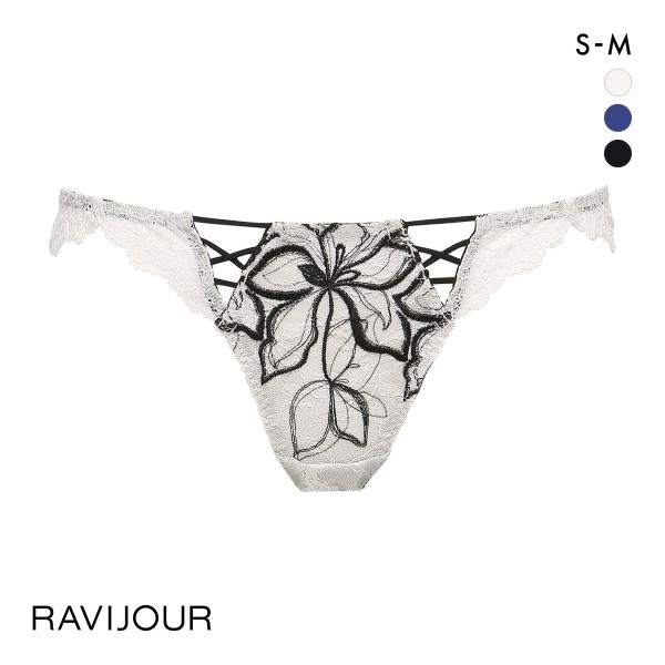 Ravijour★金糸刺繍ブラショーツ★フルバックパンツ下着★ラヴィジュール純白 RAVIJOUR/ラヴィジュール】ロイヤル トリックリフト ブラ