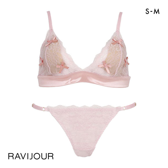 RAVIJOUR ラヴィジュール シュガリー ブラジャー＆Tバックセット