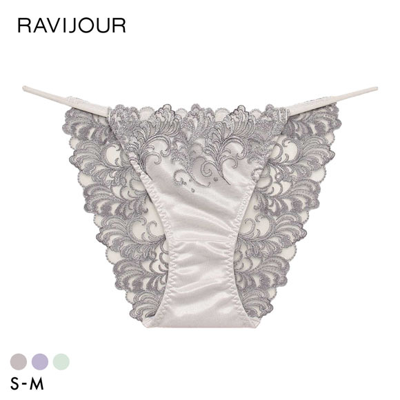ラヴィジュール アヴェルネ エンブロイダリーレース ショーツ ノーマルショーツ SM セクシー バックレース 透け RAVIJOUR