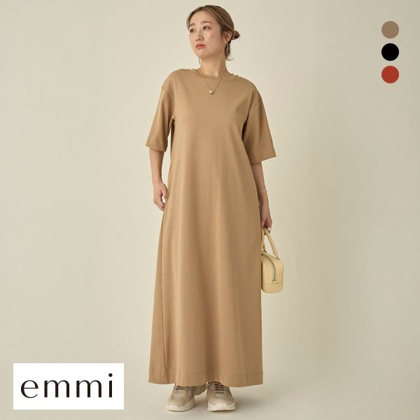emmi エミ カットセットキャミソールワンピース : SHIROHATO(白