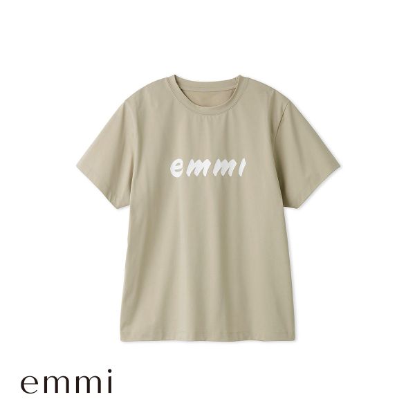 エミ emmi emmi atelier ペイントemmiロゴTシャツ｜shirohato｜02