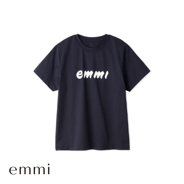 エミ emmi emmi atelier ペイントemmiロゴTシャツ｜shirohato｜03