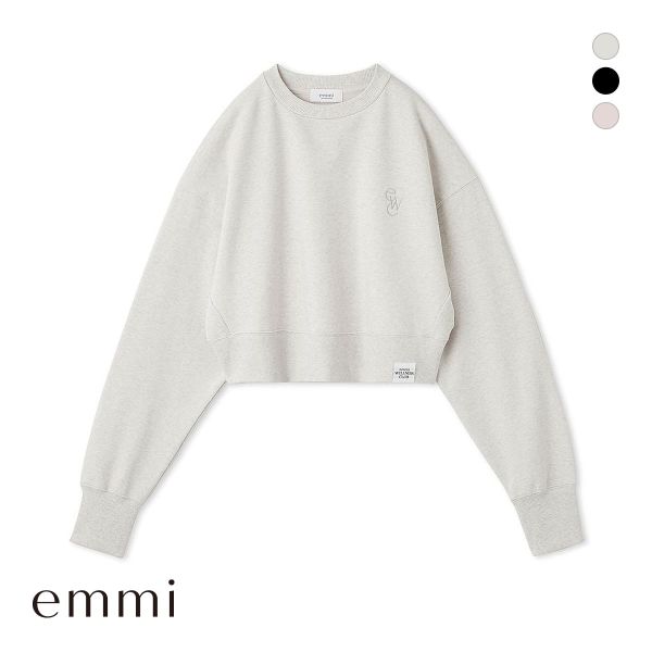 emmi エミ atelier オーガニックコットンewcロゴショート