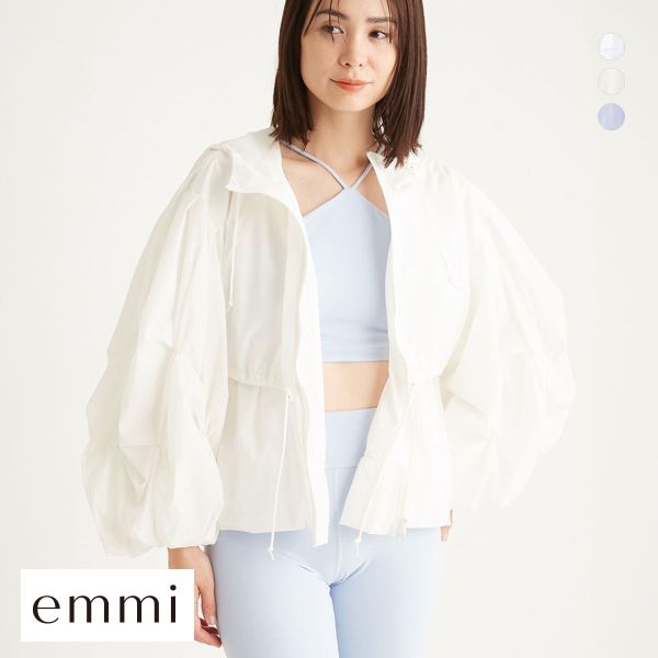 emmi エミ yoga ギャザーディテールビックブルゾン 単品