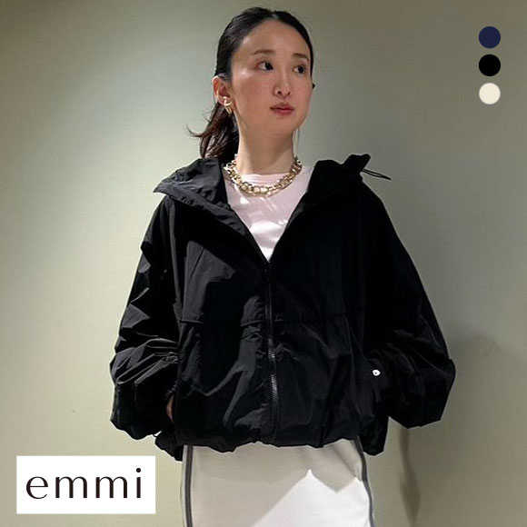 emmi yoga エミ アトリエ ギャザーフォルムブルゾン atelier