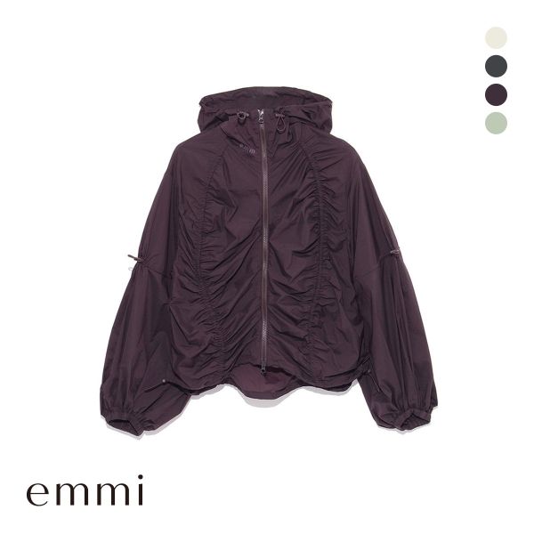 emmi エミ ギャザーナイロンブルゾン : SHIROHATO(白鳩) - 通販