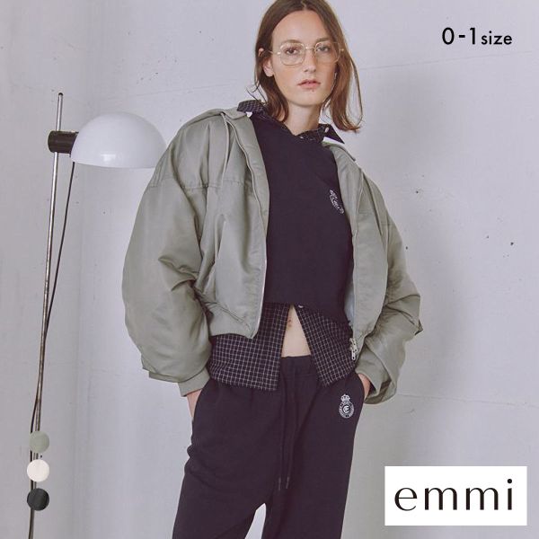 emmi エミ ナイロンダブルジップブルゾン : SHIROHATO(白鳩) - 通販
