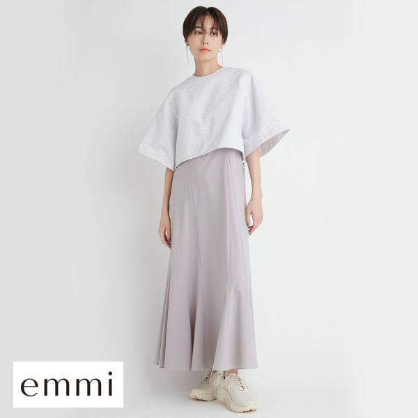emmi エミ atelier 裏毛TOPSアメスリワンピースSET : SHIROHATO