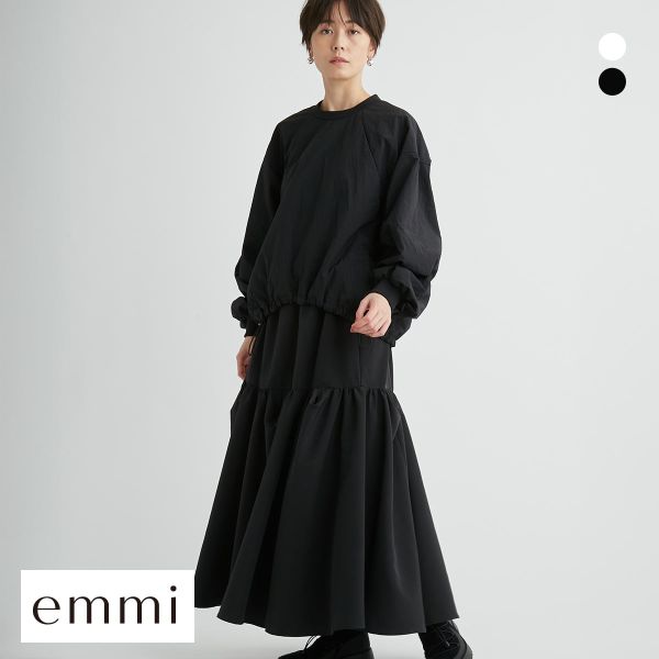 エミ ギャザープルオーバー ティアードスカートセット emmiの画像