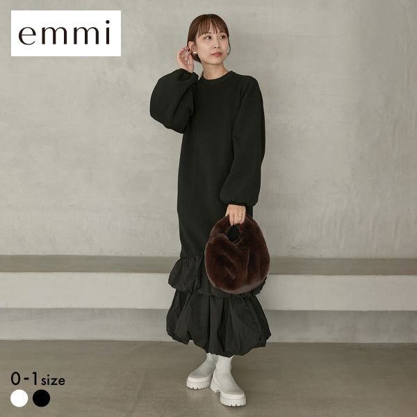 エミ ニットタフタドッキングOP emmi_2