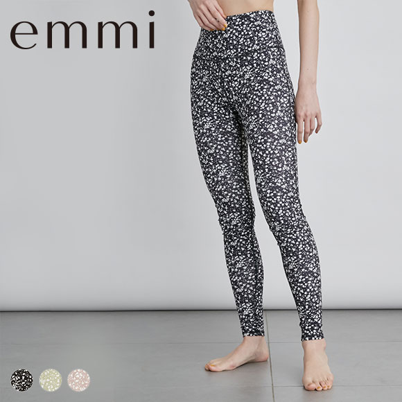 (エミ)emmi yoga ミニフラワーレギンス 単品