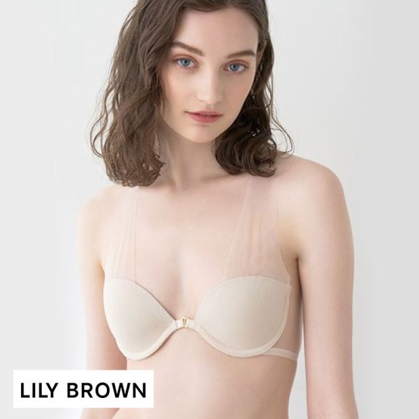 リリーブラウン LILY BROWN LILY BROWN Lingerie シアーファンデブラ ランジェリー フロントホック 単品 ブラジャー｜shirohato｜03