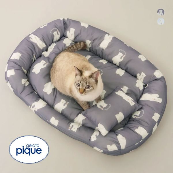 gelato pique ジェラートピケ CAT&DOG 接触冷感 シロクマ柄