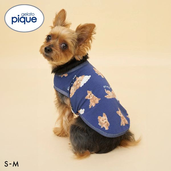 gelato pique（ジェラートピケ） CAT&DOG マルチーズ柄ブランケット