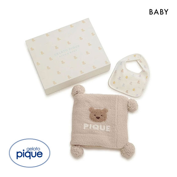 gelato pique - 新品♡ベアシングル2点/西川 ロマンス フランフラン ニトリ ユニクロ 無印良品 BABYベアブランケット＆ぬいぐるみ＆ボディースーツ＆スタイ