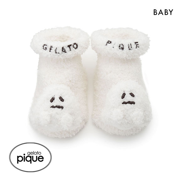 ジェラートピケ キッズアンドベイビー gelato pique Kids＆Baby【BABY】【Halloween】【GHOST】モチーフbabyソックス ジェラピケ