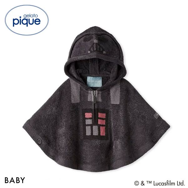 ジェラートピケ ジェラピケ スターウォーズ ルームウェア キッズ アンド ベイビー ベビー ポンチョ ヨーダ ダースベイダー gelato pique Kids ＆ Baby STAR WARSの画像