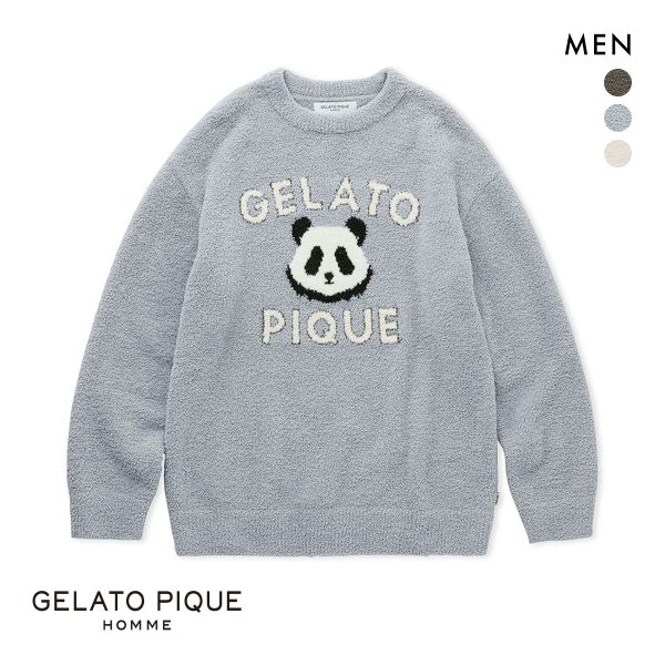 ジェラートピケ　パンダ柄　ルームウェア セール】パンダ柄ロンT（ルームウェア/パジャマ）｜gelato pique